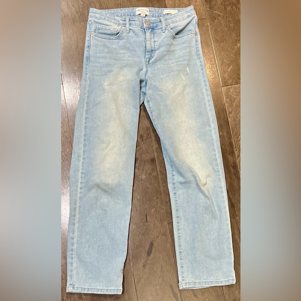 High Rise Light Blue Jeans